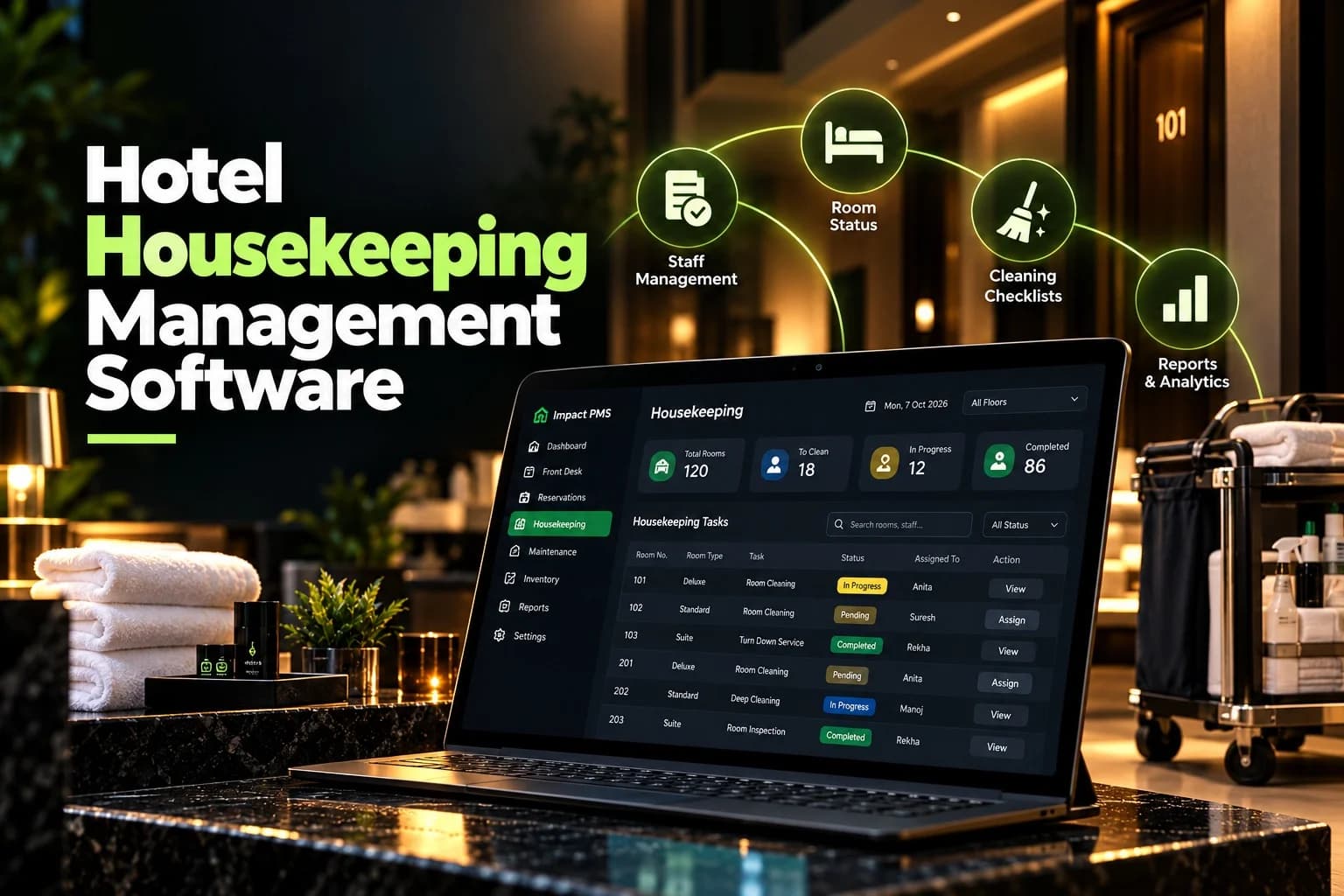 Hotel Housekeeping Management Software: Features, Benefits and Uses