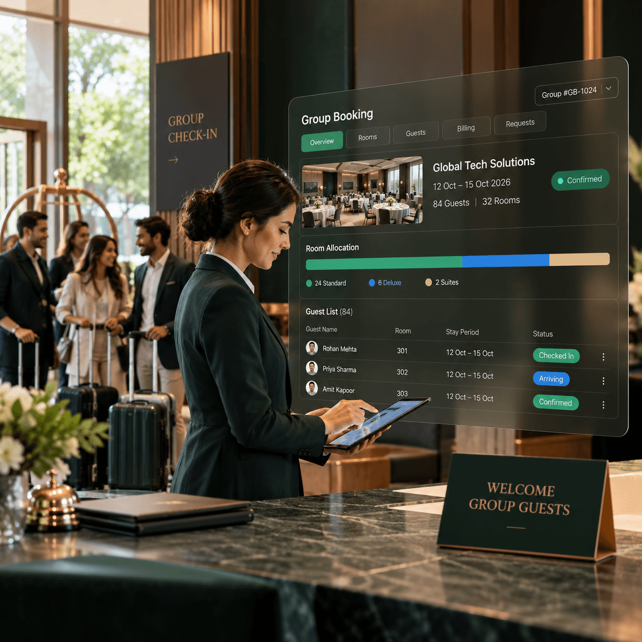 Hotel Group Booking Software