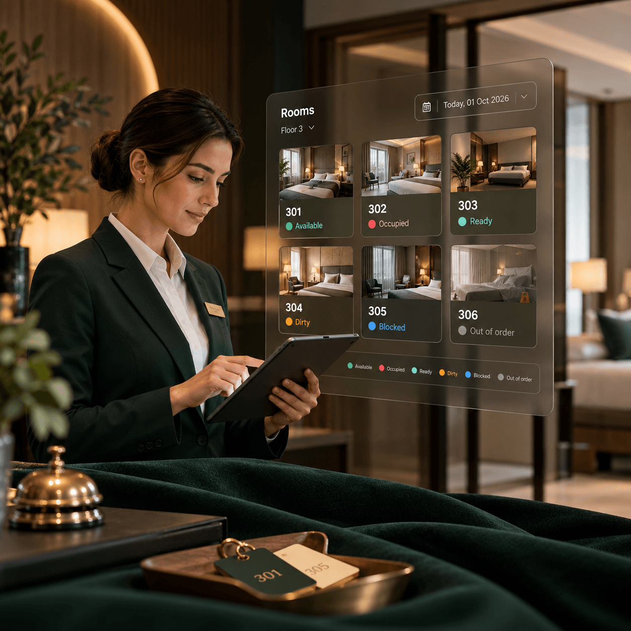 Hotel Room Management Software with Clear Visibility